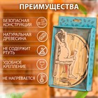 Термометр для бани "В здоровом теле-здоровый дух", деревянный, 19 х 13,5 см, Добропаровъ - Фото 2