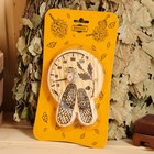 Термометр для бани "Лапти", деревянный, 16 х 12 см, Добропаровъ - Фото 6