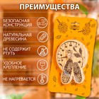 Термометр для бани "Лапти", деревянный, 16 х 12 см, Добропаровъ - Фото 2