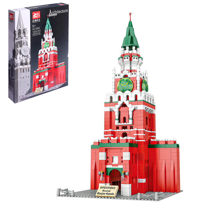

Конструктор «Архитектура. Спасская башня», 1025 деталей
