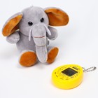 Мягкая игрушка с электронной головоломкой "Слон" - фото 9499335