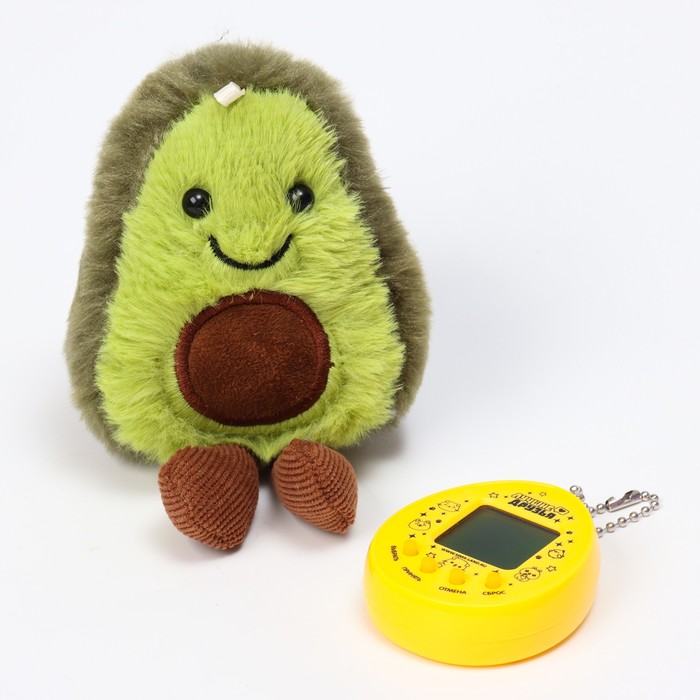 Мягкая игрушка с электронной головоломкой "Авокадо" - фото 1897775604