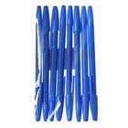 Набор ручек шариковых 8 штук LANCER Office Style 820, узел 0.5 мм, синие чернила на масляной основе, корпус голубой - фото 8929084