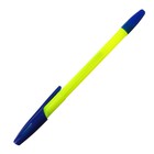 Набор ручек шариковых 8 штук LANCER Office Style 820, узел 0.5 мм, синие чернила на масляной основе, корпус желтый - фото 8929086
