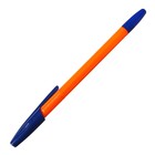 Набор ручек шариковых 8 штук LANCER Office Style 820, узел 0.5 мм, синие чернила на масляной основе, корпус оранжевый - фото 8929096