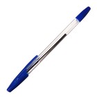 Набор ручек шариковых 8 штук LANCER Office Style 820, узел 0.5 мм, синие чернила на масляной основе, корпус синий прозрачный - фото 8929101