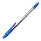 Набор ручек шариковых 8 штук LANCER Office Style 820, узел 1.0 мм, синие чернила на масляной основе, корпус голубой прозрачный - Фото 4