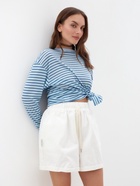 Шорты женские MIST Denim, размер L, белые - Фото 10