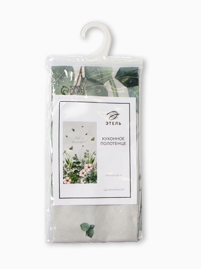 Полотенце «Этель» Eucalyptus, 40×73 см, 100% хлопок, саржа 190 г/м²