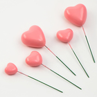 Топпер для торта «Сердечки», 12 см, розовый - Фото 2