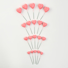 Топпер для торта «Сердечки», 12 см, розовый - Фото 3