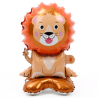 Шар фольгированный 20" «Милый лев», на подставке - фото 321047220