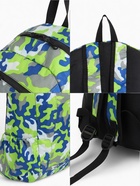 Рюкзак походный, водонепроницаемый, 14 л, с карманами, зелёный - Фото 3