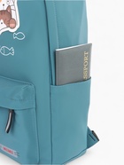 Рюкзак школьный на молнии, с карманами, с рисунком, размер 31×13×43 см, зелёный - фото 52485813