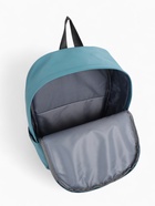 Рюкзак школьный на молнии, с карманами, с рисунком, размер 31×13×43 см, зелёный - фото 52485814