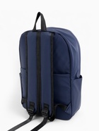 Рюкзак школьный на молнии, с карманами, с принтом, размер 31×13×43 см, синий - Фото 7