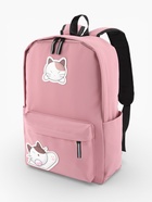 Рюкзак школьный на молнии, с карманами, с рисунком, размер 31×13×43 см, розовый - Фото 1