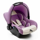 Автолюлька детская AmaroBaby Baby Comfort, группа 0+ (0-13 кг), цвет светло-фиолетовый/светло-бежевый - Фото 10