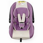 Автолюлька детская AmaroBaby Baby Comfort, группа 0+ (0-13 кг), цвет светло-фиолетовый/светло-бежевый - Фото 11