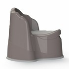 Горшок детский AmaroBaby Ergonomic, с крышкой, цвет серый - Фото 6