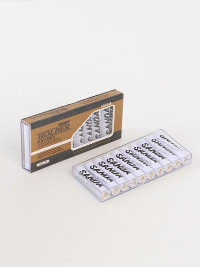 Угольный фильтр для трубки, набор 10 штук, d=8 мм, 3.5 см