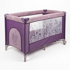 Манеж-кровать AmaroBaby Multiform Flowers, прямоугольный, цвет фиолетовый - Фото 14
