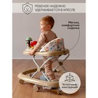 Ходунки детские AmaroBaby Running Baby, с электронной игровой панелью, цвет коричневый - Фото 4