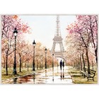 Репродукция картины «Весенний Париж», 70х100 см, рама 22-001d - фото 300299212