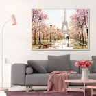 Репродукция картины «Весенний Париж», 70х100 см, рама 22-001d - Фото 5