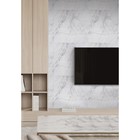 Стеновая панель ПВХ «Эйгер», 1200×600×2.5 мм, цвет глянцевый белый/серый  (артикул 10340731)  большой выбор товаров оптом и в розницу по низким ценам с доставкой