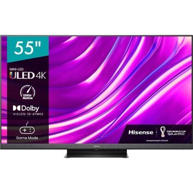 Телевизор LED Hisense 55" 55U8HQ темно-серый 4K Ultra HD 120Hz DVB-T DVB-T2 DVB-C DVB-S DVB   102953