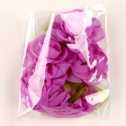 Цветок с лепестками, листиком, из ткани, набор 8 шт., цвет фиолетовый - Фото 4