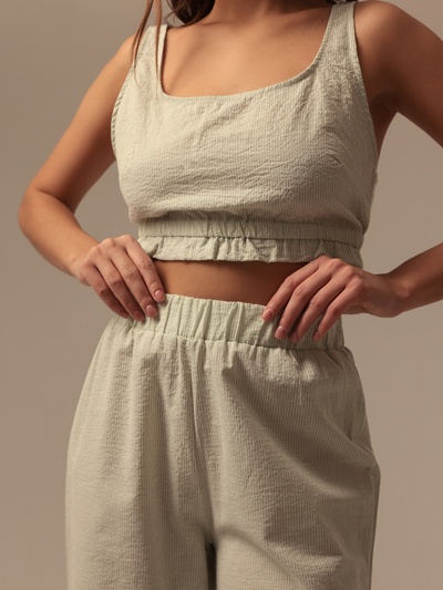 Брюки домашние женские SL HOME Linen, размер 46 (L)