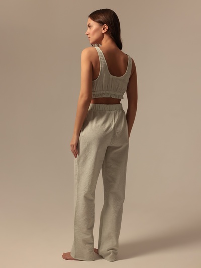 Брюки домашние женские SL HOME Linen, размер 46 (L)
