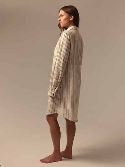 Сорочка ночная женская SL HOME Linen, размер 44 (M)