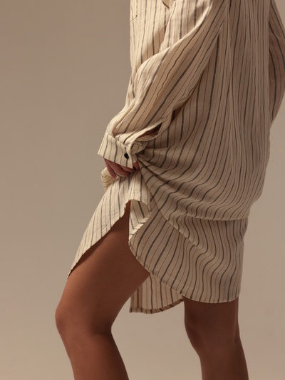 Сорочка ночная женская SL HOME Linen, размер 44 (M)