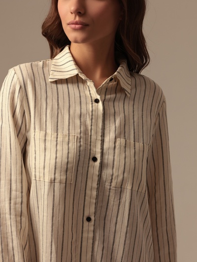 Сорочка ночная женская SL HOME Linen, размер 48 (XL)