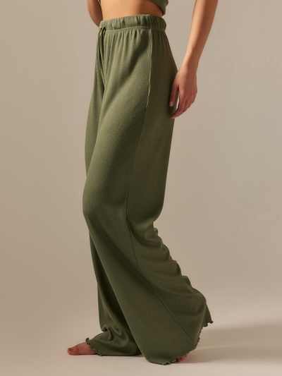 Брюки женские домашние SL HOME р. L, оливковый