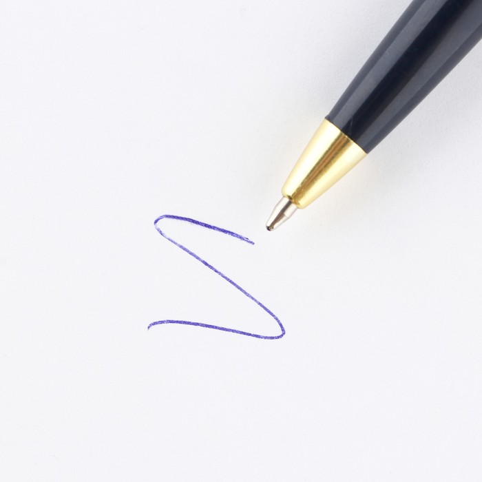 Ручка подарочная «Выпускнику школы», пластик, синяя паста, 1.0 мм