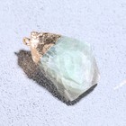 Подвеска из камня «Флюорит», с золочением - Фото 3