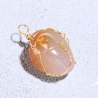 Подвеска из камня «Кварц Волосатик», в проволоке - Фото 2