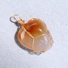 Подвеска из камня «Кварц Волосатик», в проволоке - Фото 3