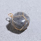 Подвеска из камня «Хризантемный», в проволоке - Фото 2