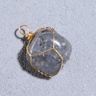 Подвеска из камня «Хризантемный», в проволоке - Фото 3