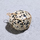 Подвеска из камня «Далматин», в проволоке - Фото 2