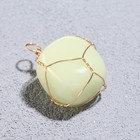 Подвеска из камня «Кварц», в проволоке - Фото 2