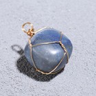 Подвеска из камня «Лазурит», в проволоке - Фото 2