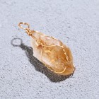 Подвеска из камня «Янтарь», в проволоке - Фото 2