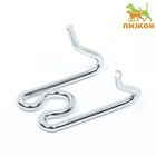 Звено для строгого ошейника - полуудавки, хромированная сталь, толщина 2.5 мм - Фото 1