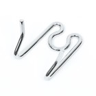 Звено для строгого ошейника - полуудавки, хромированная сталь, толщина 2.5 мм - Фото 2